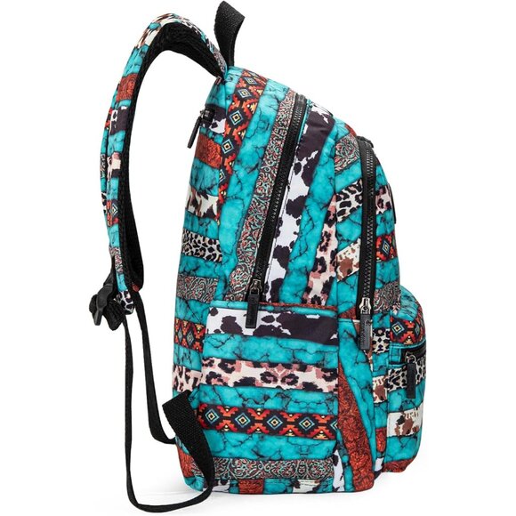 Stylish Daypack for Women: Bohemian Backpack with Adjustable Straps & Pockets - Picture 7 of 8
